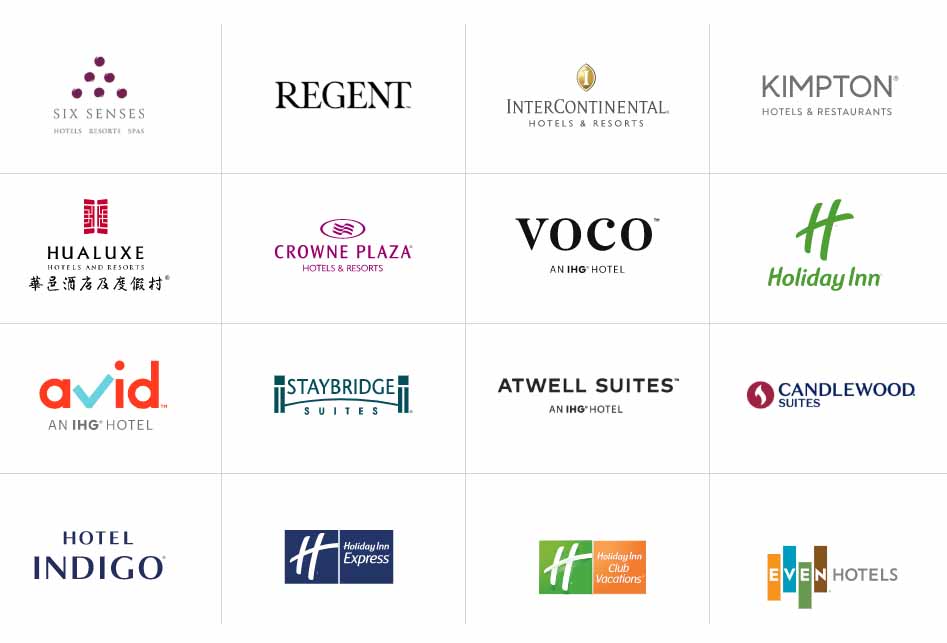 thương hiệu của tập đoàn InterContinental Hotels Group (IHG)
